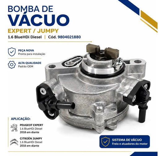 Bomba De Vacuo Expert Jumpy 1.6 Bluehdi Diesel 9804021880 - foto 2