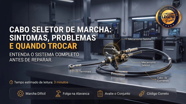 Cabo Seletor de Marcha: Sintomas, Problemas e Quando Trocar Legere Parts