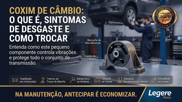 Coxim de câmbio ruim: 6 sintomas de desgaste e quando trocar Legere Parts