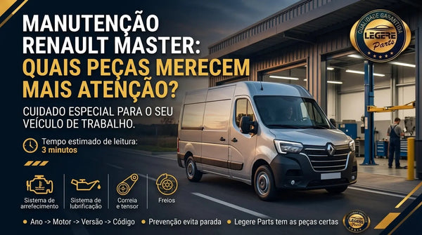 Renault Master: principais peças de manutenção e problemas comuns