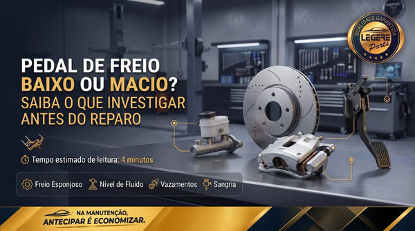Pedal de freio baixo ou afundando: causas e o que verificar Legere Parts