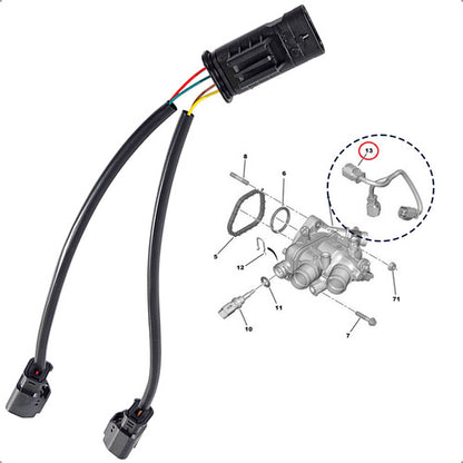 Chicote Plug Válvula Termostátic Peugeot Citroen 1.6 16v Thp - foto 5