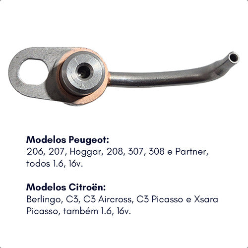 Jet Cooler Injetor Oleo 206 207 208 307 308 C3 C4 Picass 1.6