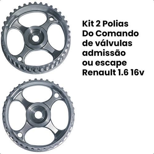 Kit Polias Comando Renault Scenic Logan Clio Sandero 1.6 16v