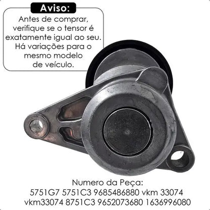 Tensor Correia Alternador Poli Peugeot 307 308 C3 C4 1.4 1.6 - foto 3