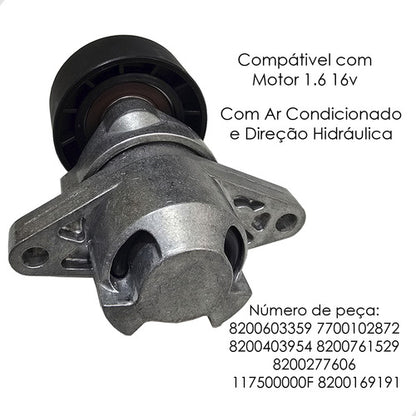 Tensor Correia Alternador Clio Megane Scenic Duster Logan - foto 2
