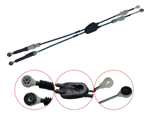 Cabo Seletor Trambulador Nissan Versa March 1.6 16v Manual