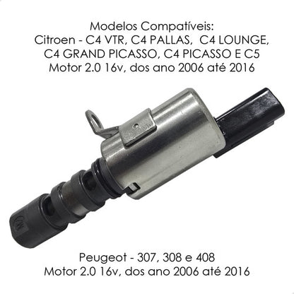 Solenoide Comando Variável Cabeçote 307 308 408 C4 2.0 16v - foto 13