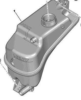 Reservatorio Agua Radiador Xsara Picasso 1,6 2,0 16v 132314
