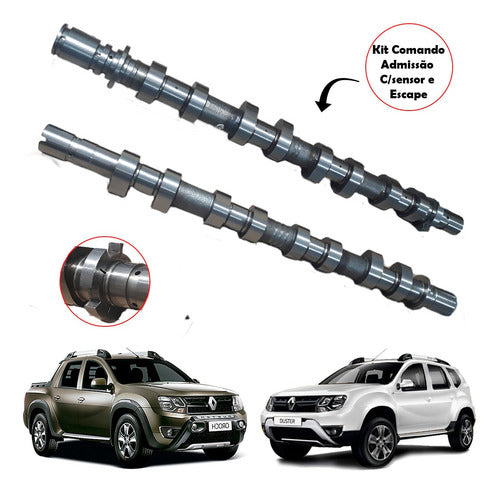 Kit Par Comando Valvula Duster Oroch Rs 2.0 16v Sensor Fase