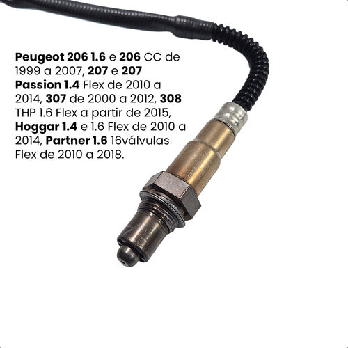 Sonda Lambda Peugeot 206 207 307 Partner Xsara 1.6 16v