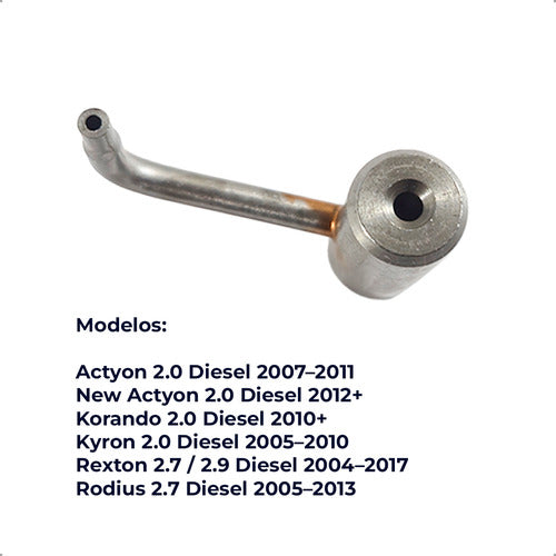 Jet Cooler Ssangyong Actyon Kyron Rexton Diesel 6651800343