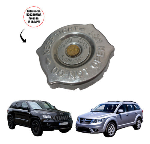 Tampa Reservatório Agua Radiador Dodge Journey Durango Ram