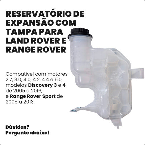 Reservatorio Agua Radiador Land Rover Discovery 3 4 Lr020367