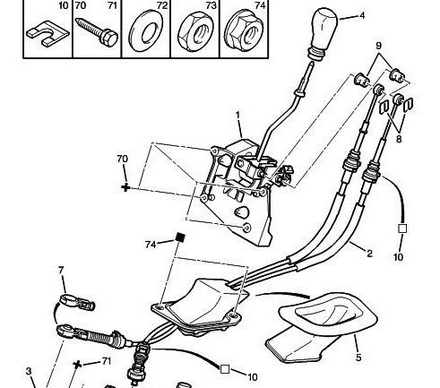 Cabo Comando Marcha Engate E Seleção Citroen Xsara Picasso