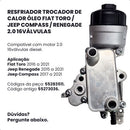 Resfriador Trocador Calor Óleo Toro Compass Renegade 2.0 16v