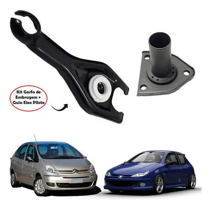 Kit Garfo De Embreagem Peugeot 206 1.0 16v 2001 2002 2003 2004 - foto 2
