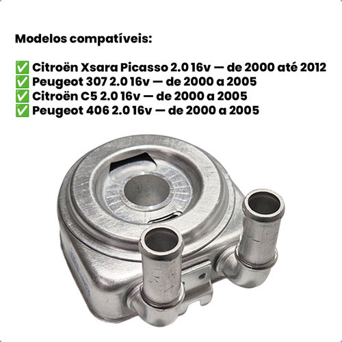 Resfriador Trocador Calor Oleo 307 Picasso 2,0 16v 1103n0