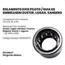 Rolamento Eixo Piloto Guia De Embreagem Duster Logan Sandero