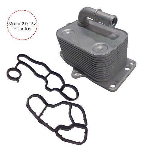Radiador Resfriador Trocador Oleo C4 / 307 2,0 16v + Juntas
