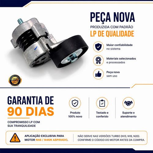 Tensor Correia Alternador Bmw 118i 120i 320i X1 X3 2.0 N46