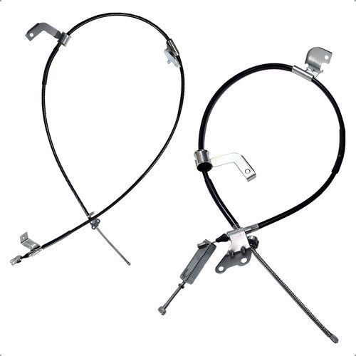 Kit Par Cabo Freio Traseiro Toyota Hilux 2005 A 2015 4x2 4x4