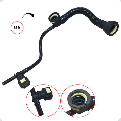 Mangueira Respiro Do Óleo Peugeot 206 207 C3 1.4 8v 1192q7