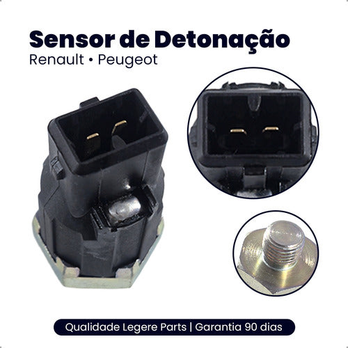 Sensor Detonaçâo Renault Clio 19 Megane Logan Sandero Scenic - foto 3
