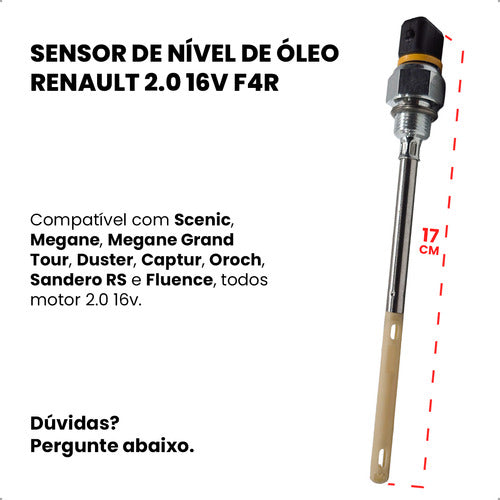 Sensor Nivel Oleo Megane Duster Captur Scenic Fluence 2.0 16