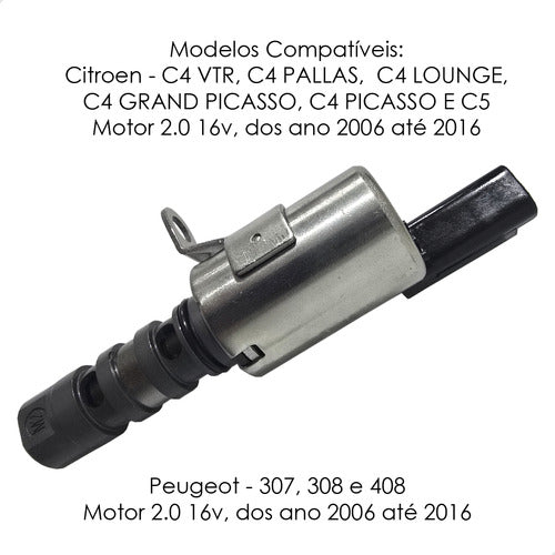 Solenoide Comando Variável Cabeçote 307 308 408 C4 2.0 16v - foto 18