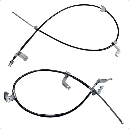 Kit Par Cabo Freio Traseiro Toyota Hilux 2005 A 2015 4x2 4x4