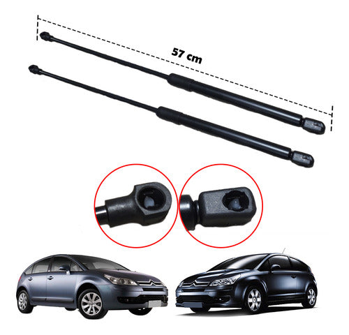 Par Amortecedor Porta Malas Citroen C4 Vtr Hatch 2006.......