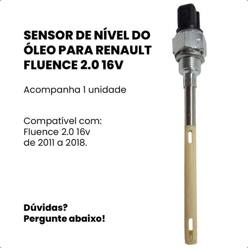 Sensor Interruptor Nivel Oleo Carter Renault Fluence 2.0 16v