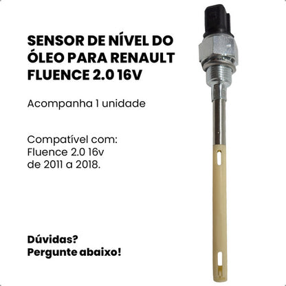Sensor Interruptor Nivel Oleo Carter Renault Fluence 2.0 16v - foto 2