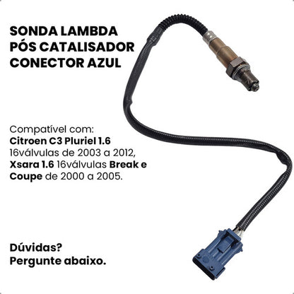 Sonda Lambda Peugeot 206 207 307 Partner Xsara 1.6 16v - foto 2