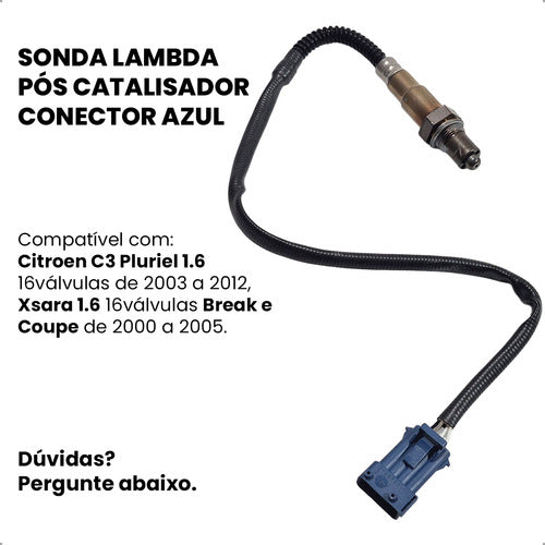 Sonda Lambda Peugeot 206 207 307 Partner Xsara 1.6 16v