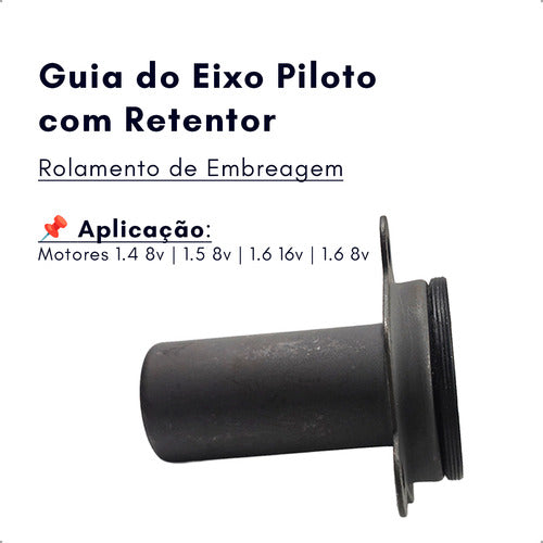 Guia Eixo Piloto Rolamento Embreagem 206 207 208 C3