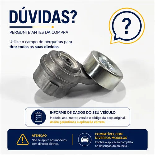 Tensor Correia Alternador Hyundai Hb20 I30 1.6 1.8 16v