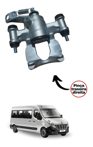 Pinça Freio Traseira Direita Renault Master 2.3 16v M9t