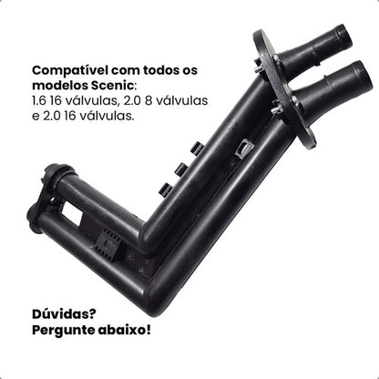 Tubo Cano Mangueira Água Ar Quente Scenic 1,6 2,0 - foto 3
