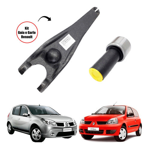 Garfo Embreagem Renault Clio Megane Sandero Logan Scenic - foto 2