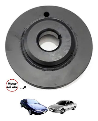 Polia Virabrequim Peugeot Citroen 306 406 Xsara 1.8 16v