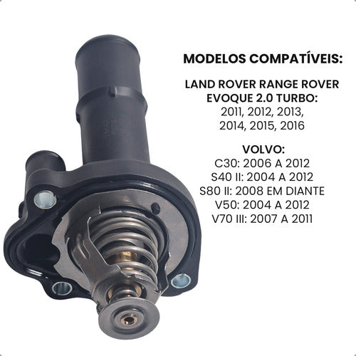 Válvula Termostática Fusion Ranger Rover Evoque 2.0 Ecoboost