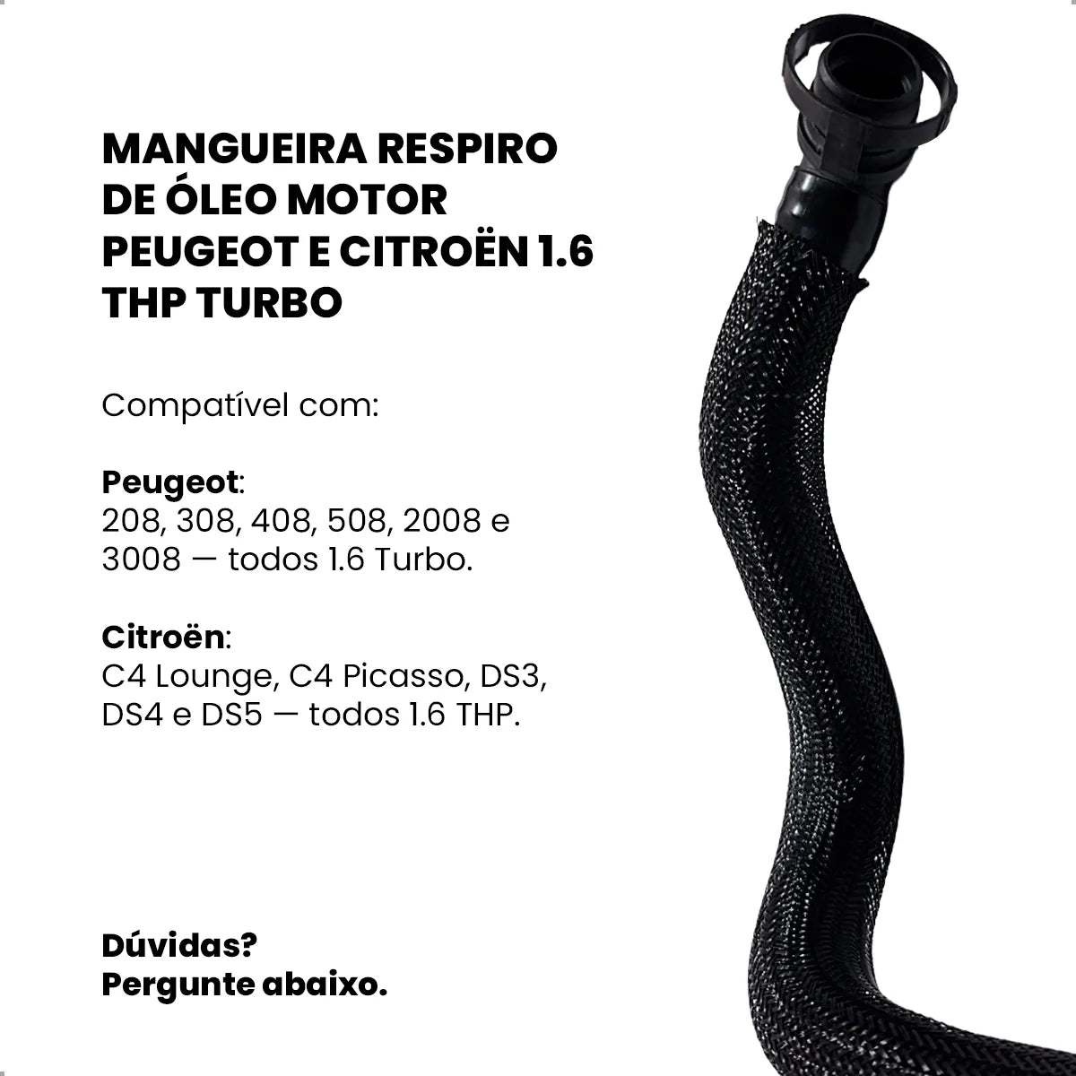 Mangueira Respiro Oleo Motor Citroen Peugeot 208 308 3008