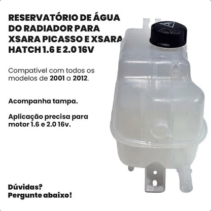 Reservatorio Agua Radiador Xsara Picasso 1,6 2,0 16v 132314 - foto 2
