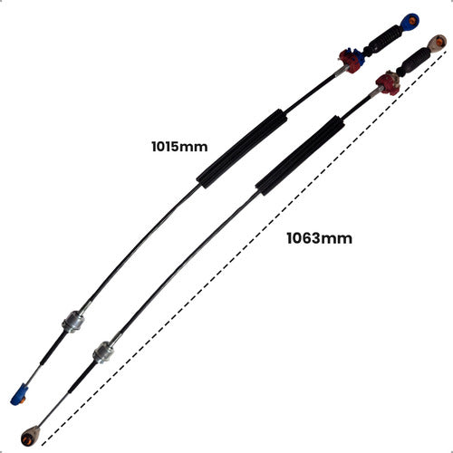 Cabo Comando Alavanca Marcha Megane 1.6 16v 5 Marchas Jogo