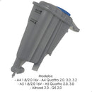 Reservatório Água Radiador Audi A4 A5 A6 Q5 1.8 2.0 Tfsi