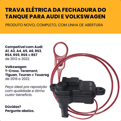 Trava Elétrica Fechadura Tanque Vw T Cross Tiguan Touran - foto 2