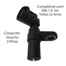 Sensor Rotaçao Peugeot 206 1.0 16v Todos 2001...2006 1920ct