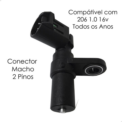 Sensor Rotaçao Peugeot 206 1.0 16v Todos 2001...2006 1920ct